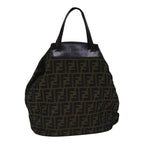 FENDI Zucca Canvas Tote Bag Brownbs17790