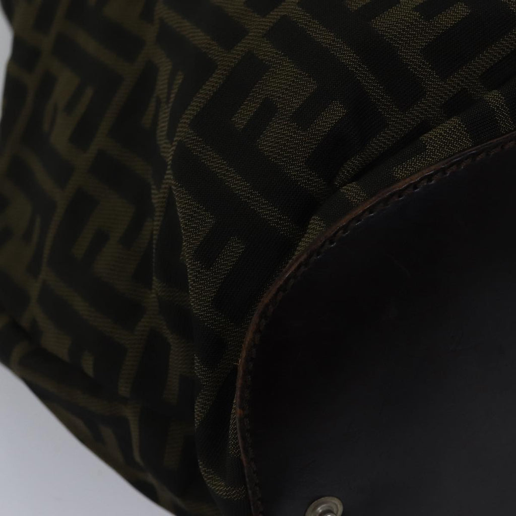 FENDI Zucca Canvas Tote Bag Brownbs17790
