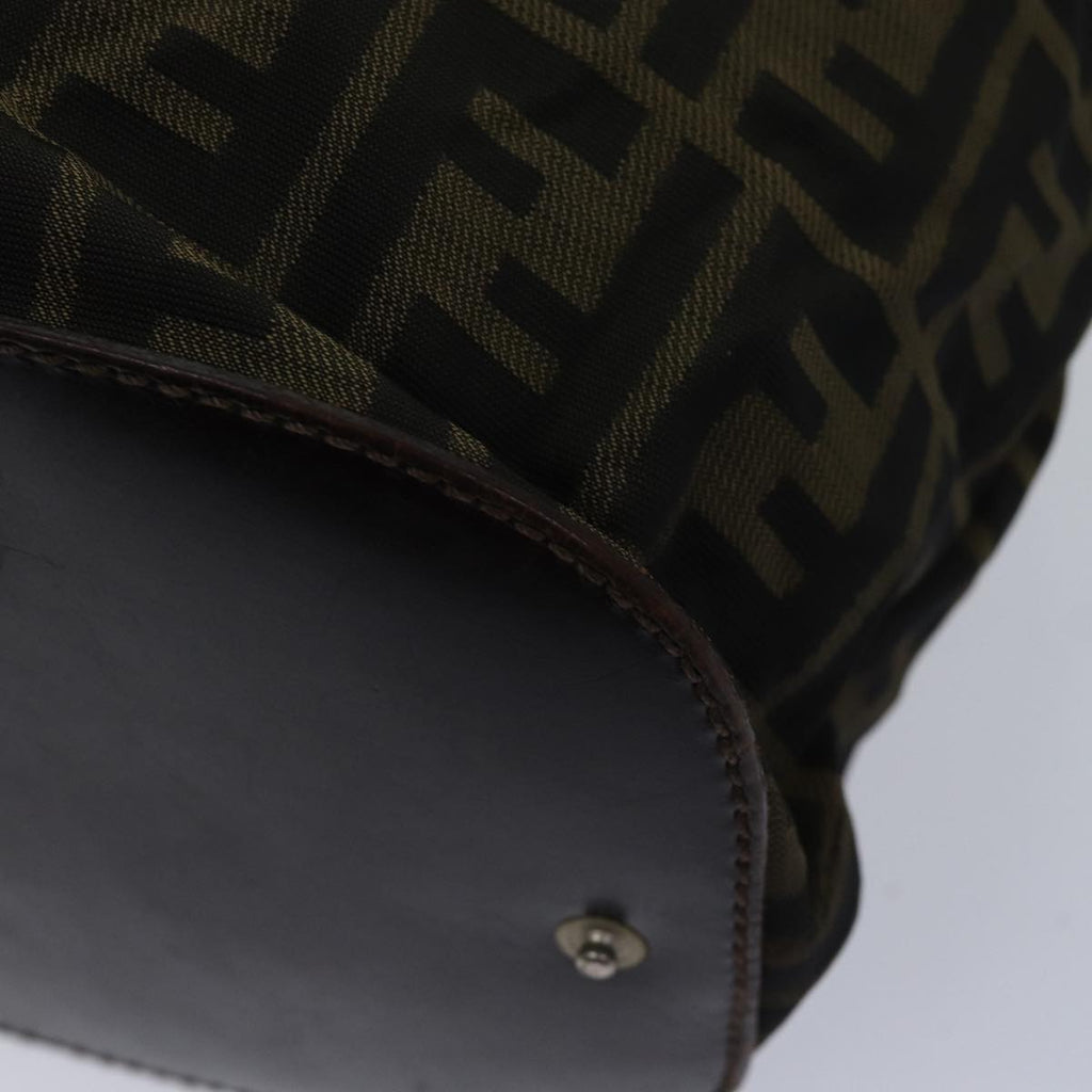 FENDI Zucca Canvas Tote Bag Brownbs17790