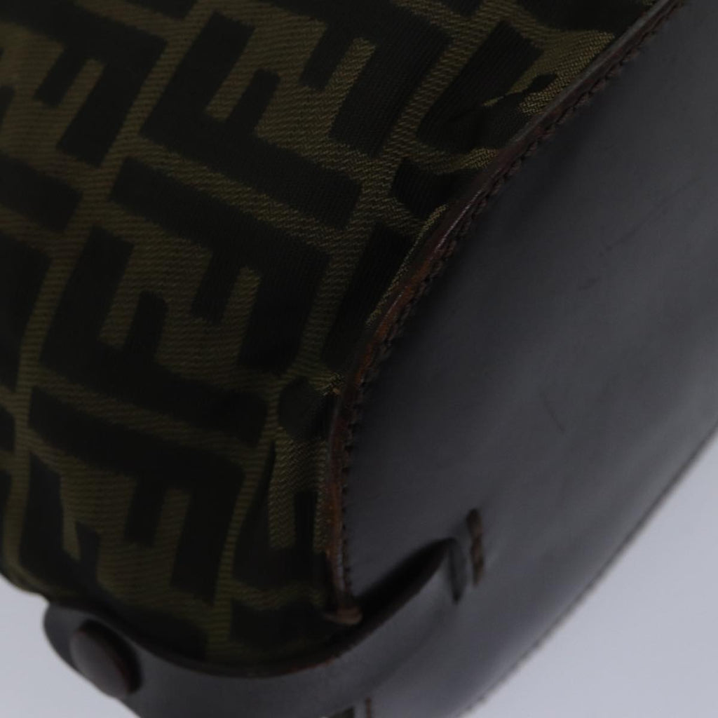 FENDI Zucca Canvas Tote Bag Brownbs17790