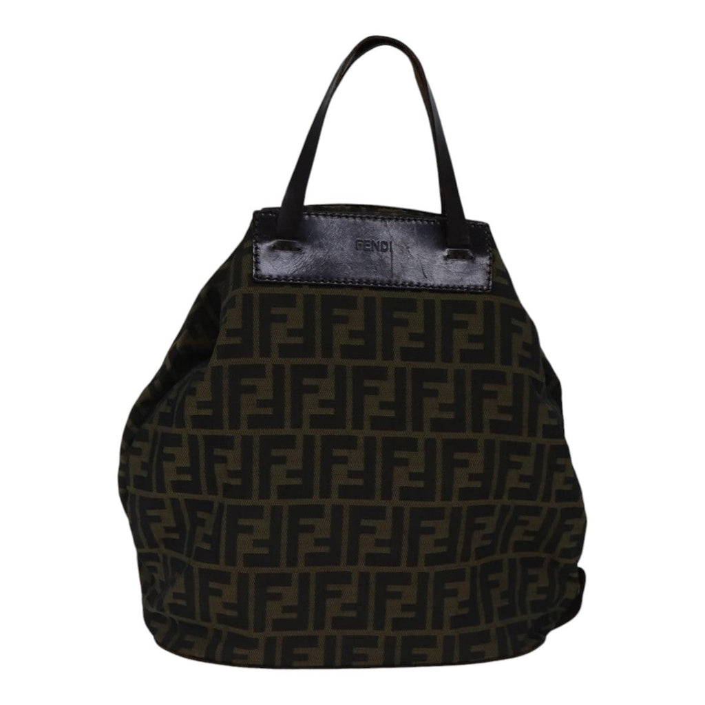 FENDI Zucca Canvas Tote Bag Brownbs17790