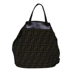 FENDI Zucca Canvas Tote Bag Brownbs17790