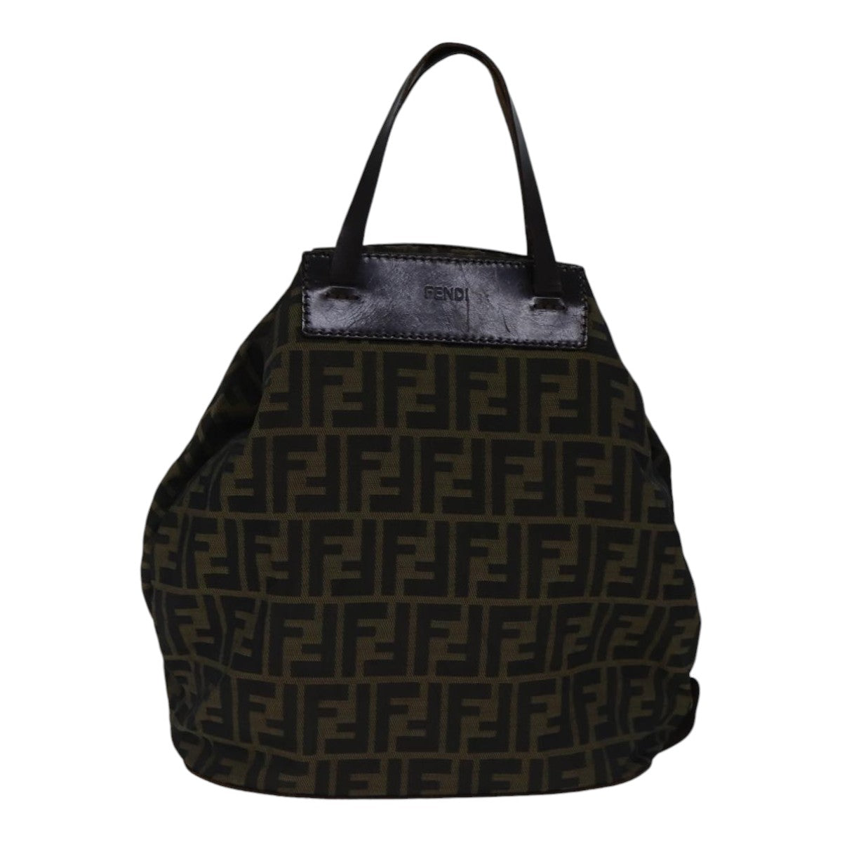 FENDI Zucca Canvas Tote Bag Brownbs17790