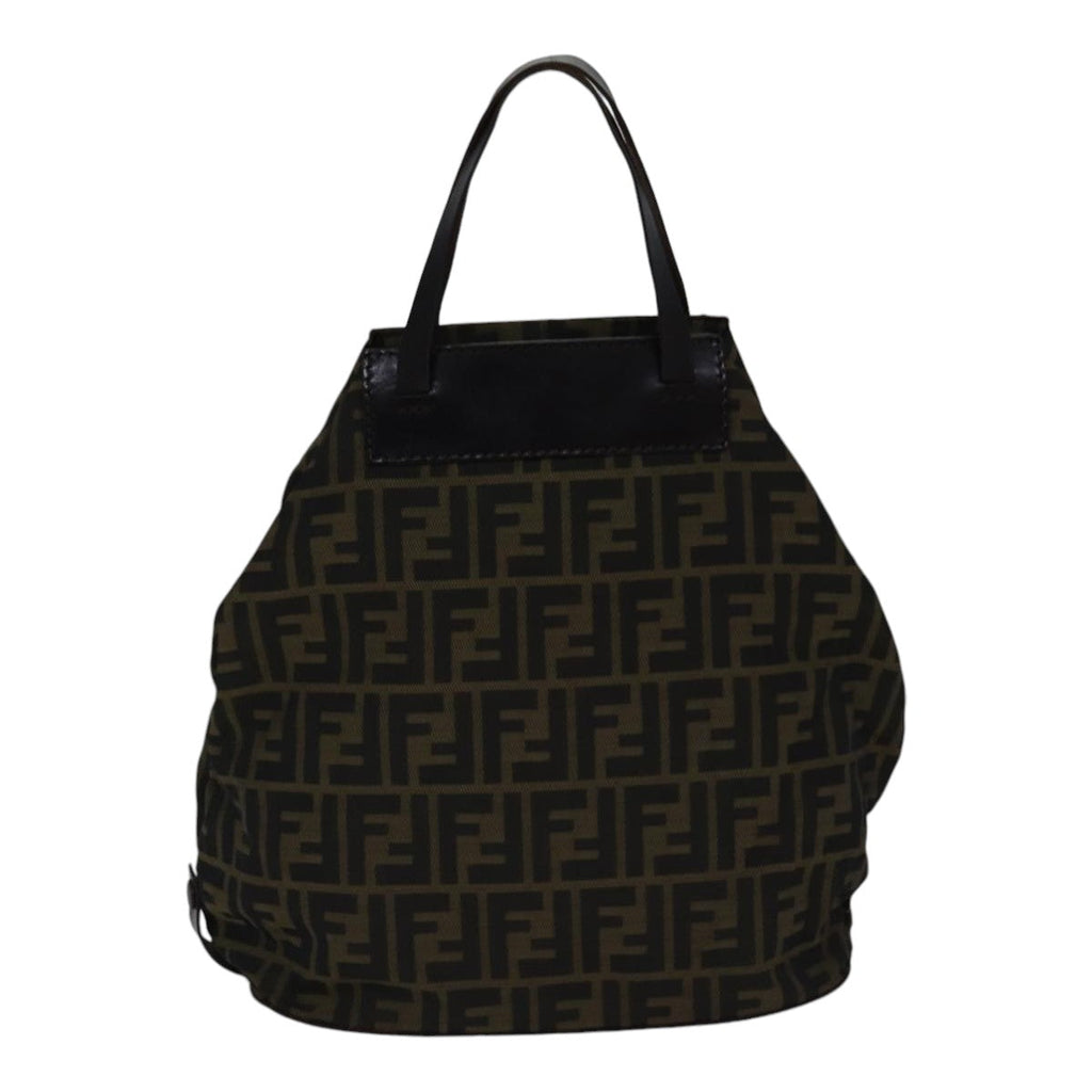 FENDI Zucca Canvas Tote Bag Brownbs17790