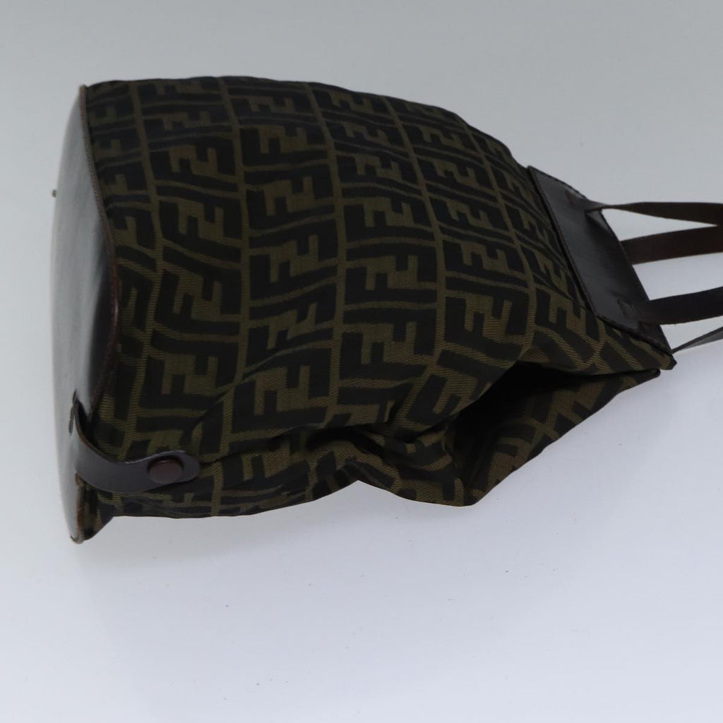FENDI Zucca Canvas Tote Bag Brownbs17790