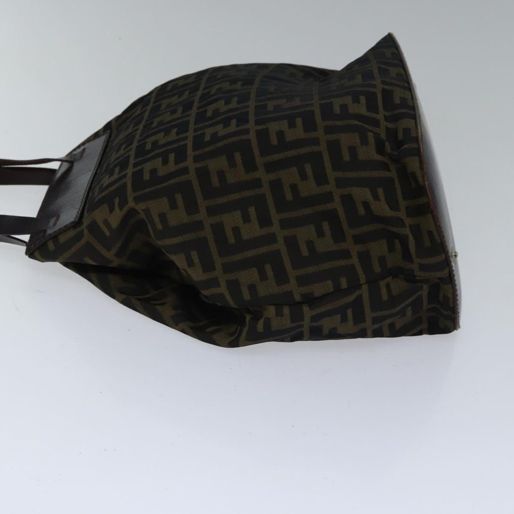 FENDI Zucca Canvas Tote Bag Brownbs17790