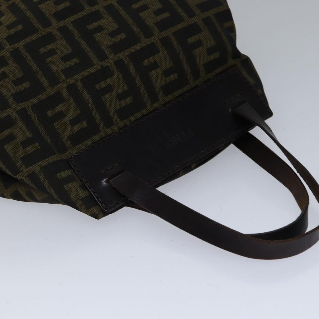 FENDI Zucca Canvas Tote Bag Brownbs17790