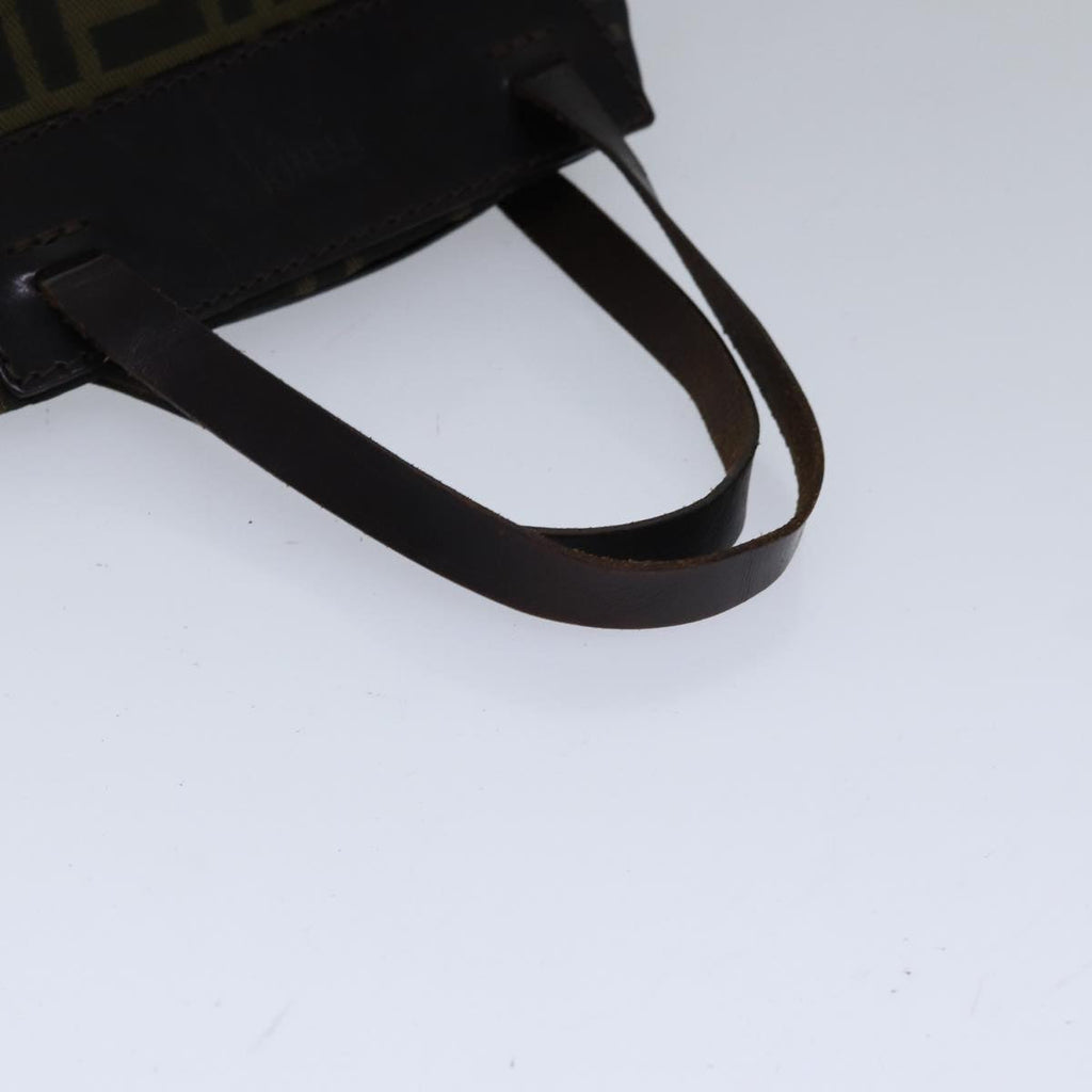 FENDI Zucca Canvas Tote Bag Brownbs17790