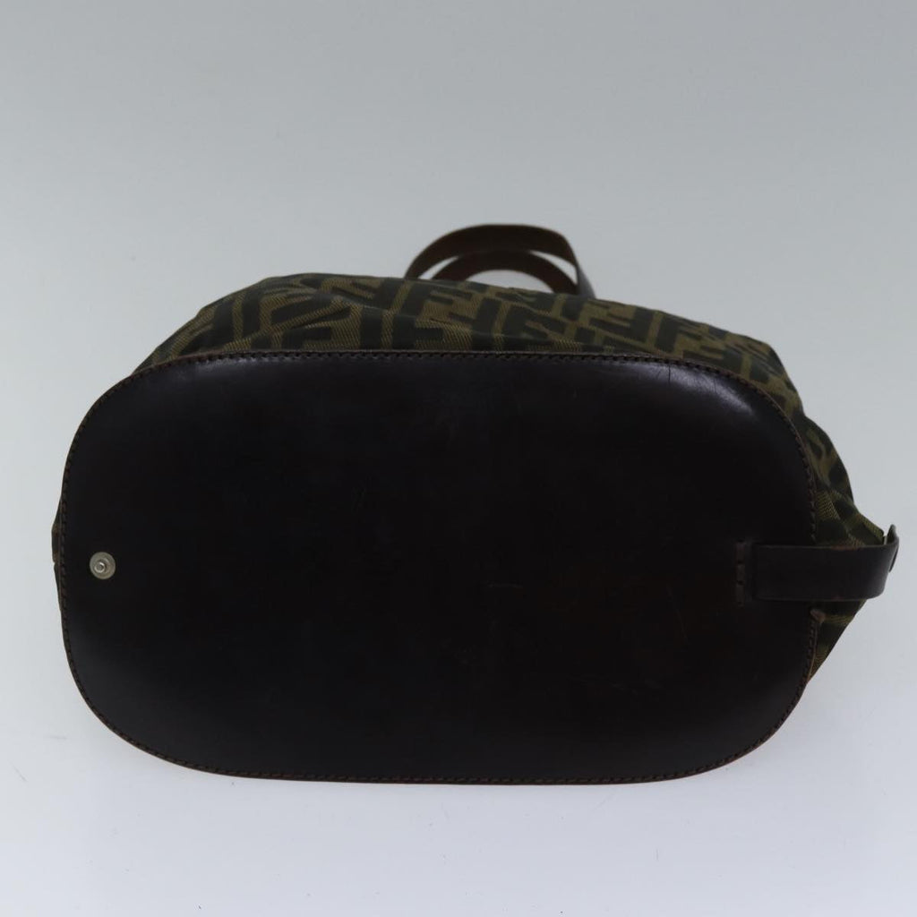 FENDI Zucca Canvas Tote Bag Brownbs17790