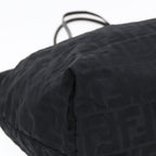 FENDI Zucca Canvas Tote Bag Nylon Blackbs18020