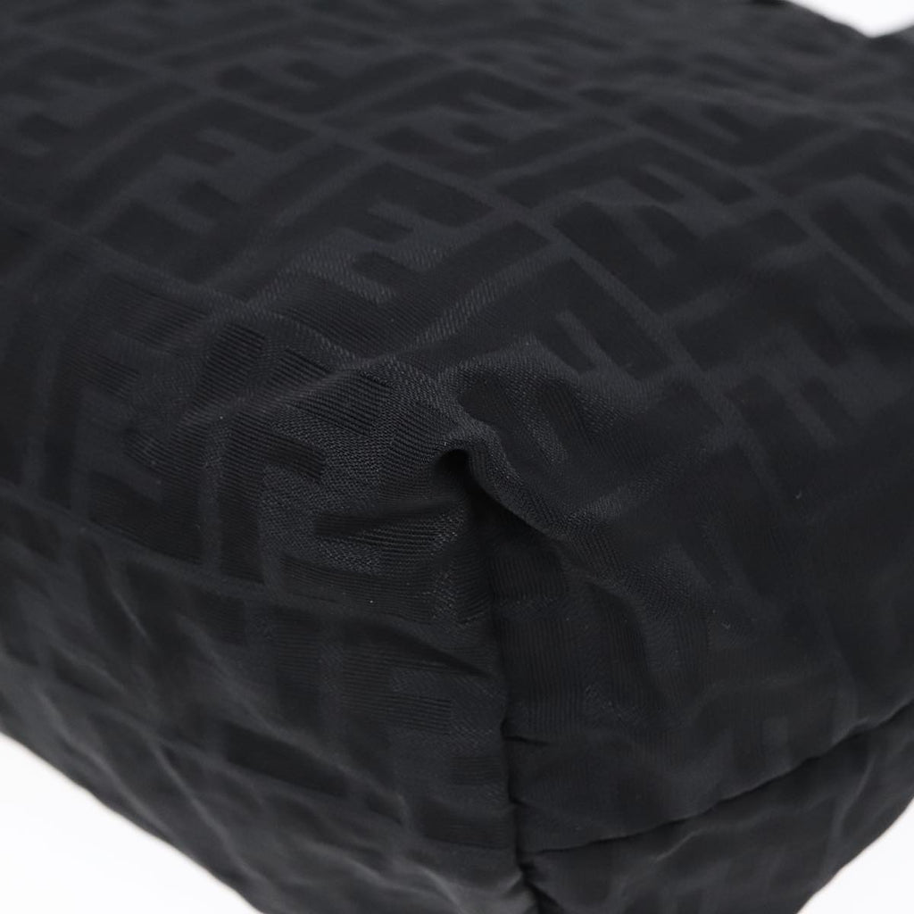 FENDI Zucca Canvas Tote Bag Nylon Blackbs18020