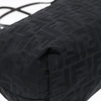 FENDI Zucca Canvas Tote Bag Nylon Blackbs18020
