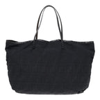 FENDI Zucca Canvas Tote Bag Nylon Blackbs18020