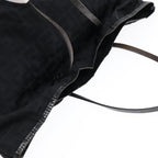 FENDI Zucca Canvas Tote Bag Nylon Blackbs18020