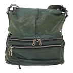 Chloe Betty Shoulder Bag Leather Khaki Silver Gold bs18597