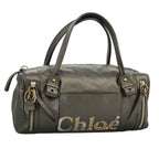 Chloe Eclipse Shoulder Bag Leather Gold Silver Gunmetal bs19325