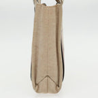 Chloe Woody Small Hand Bag Canvas Beige bs19362