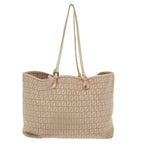 FENDI Zucchino Canvas Tote Bag Nylon Beige Goldbs19443