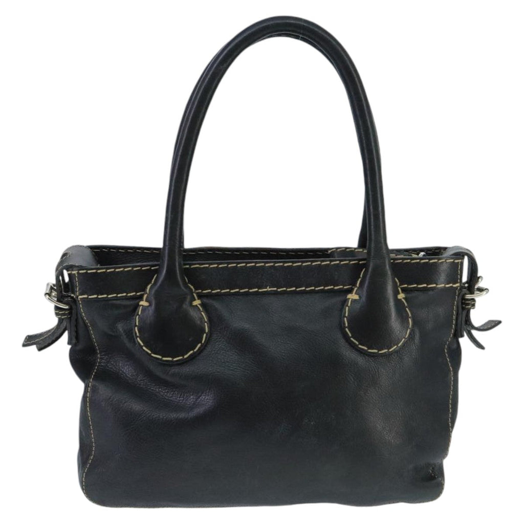Chloe Edith Tote Bag Leather Black bs19612