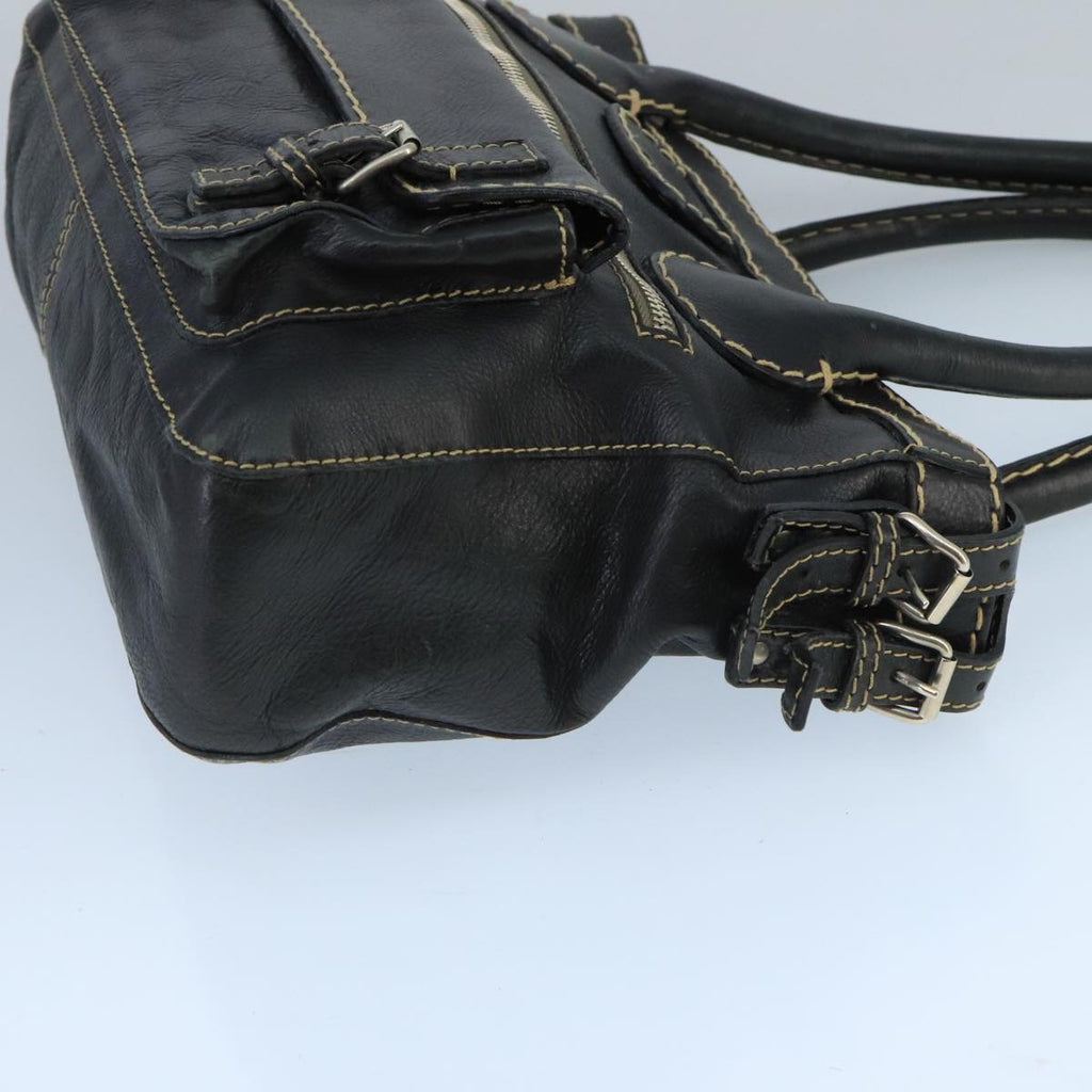 Chloe Edith Tote Bag Leather Black bs19612