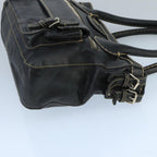 Chloe Edith Tote Bag Leather Black bs19612