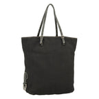 FENDI Tote Bag Canvas Black Silverbs19754