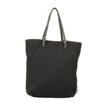 FENDI Tote Bag Canvas Black Silverbs19754