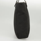 FENDI Tote Bag Canvas Black Silverbs19754