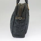 FENDI Zucca Canvas Hand Bag 2way Navy Goldbs19759