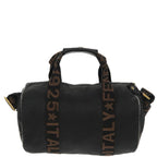 FENDI Mini Boston Bag Canvas Gold Blackbs20190