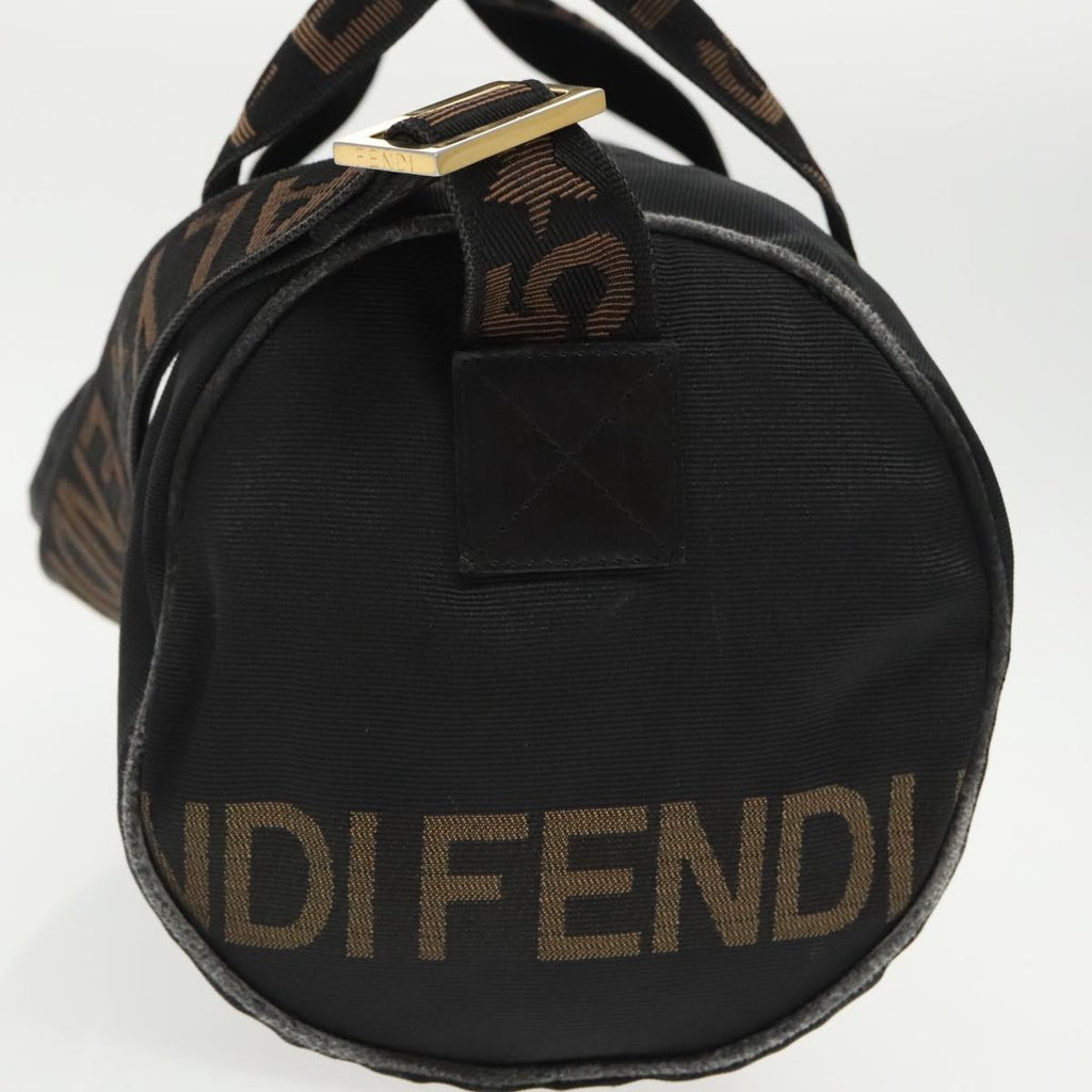 FENDI Mini Boston Bag Canvas Gold Blackbs20190