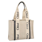Chloe Hand Bag Canvas Beige bs20260