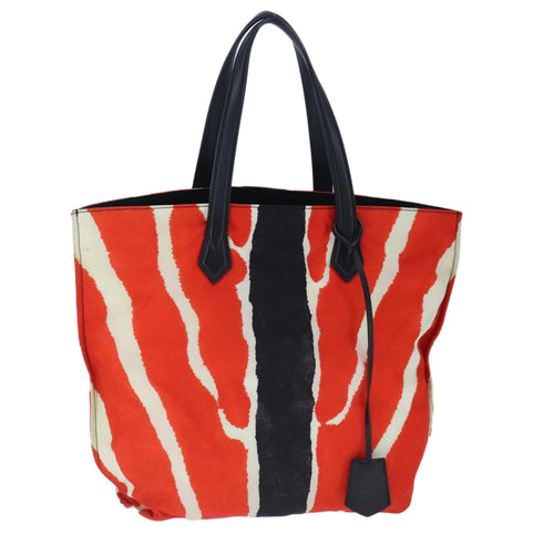 FENDI Tote Bag Nylon Red Silverbs20291
