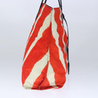 FENDI Tote Bag Nylon Red Silverbs20291