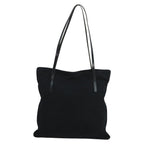 FENDI Zucca Canvas Tote Bag Nylon Leather Black Silverbs20292