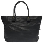 Chloe Tote Bag Leather Black Gold bs20406