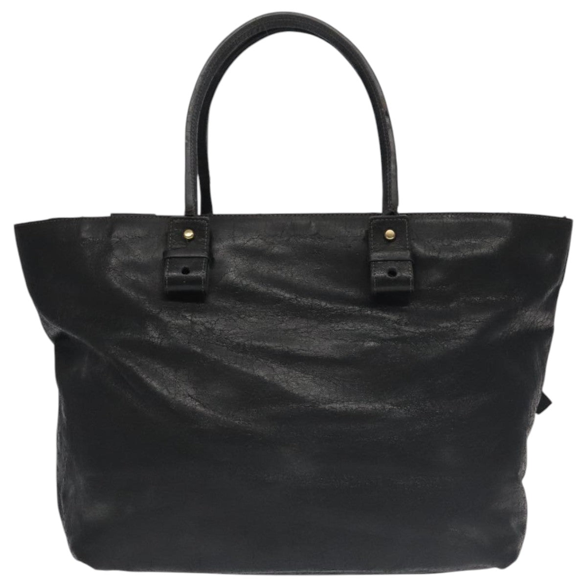 Chloe Tote Bag Leather Black Gold bs20406