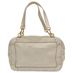 Chloe Shoulder Bag Leather Silver Gold bs20547