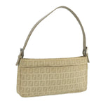 FENDI Zucchino Canvas Hand Bag Beigebs20575