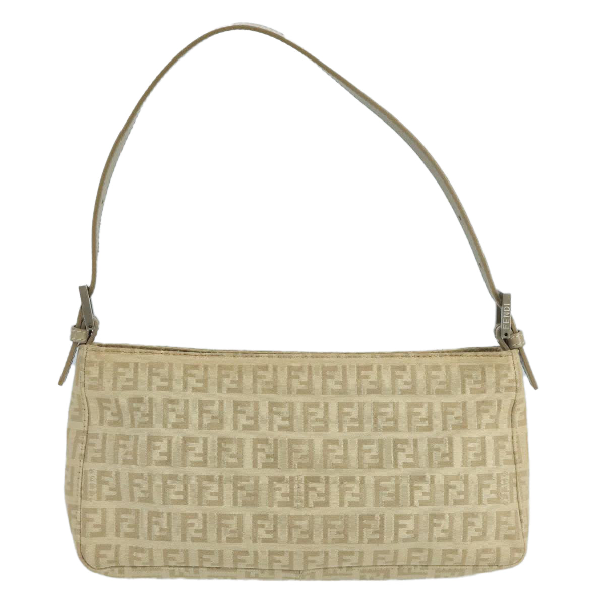 FENDI Zucchino Canvas Hand Bag Beigebs20575