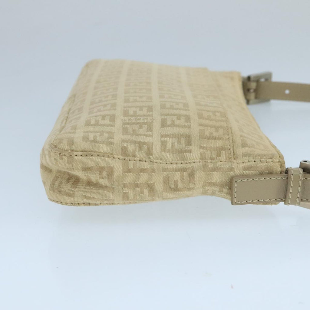 FENDI Zucchino Canvas Hand Bag Beigebs20575