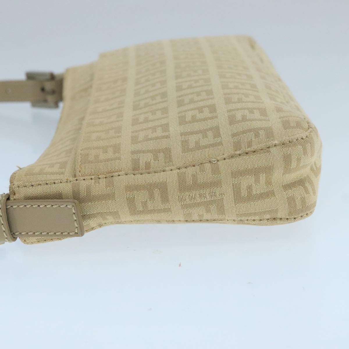FENDI Zucchino Canvas Hand Bag Beigebs20575