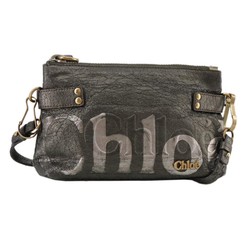 Chloe Shoulder Bag Leather Brown bs20884