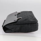 FENDI Zucchino Canvas Business Bag Blackbs20925