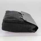 FENDI Zucchino Canvas Business Bag Blackbs20925