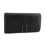 Chloe Long Wallet Leather Black bs21335