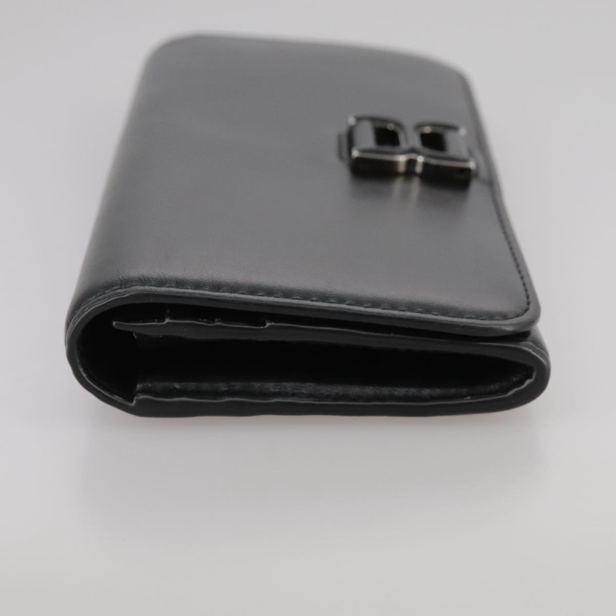 Chloe Long Wallet Leather Black bs21335