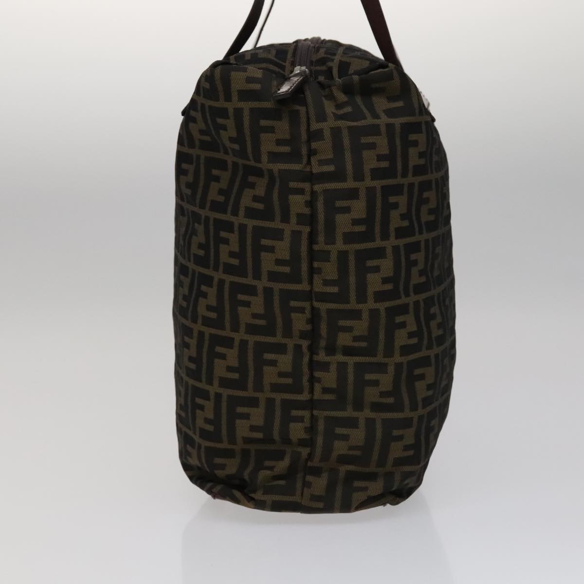 FENDI Zucca Canvas Tote Bag Brown Blackbs21515