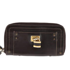 Chloe Paddington Long Wallet Leather Brown bs21590