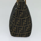 FENDI Zucca Canvas Hand Bag Brownbs22272